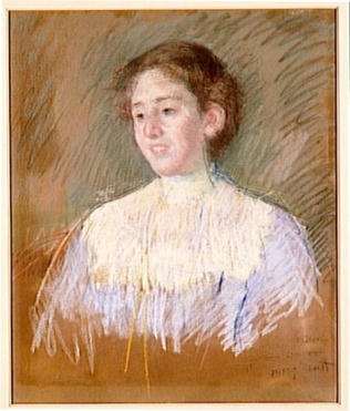 Portrait de Madame Alfred Lavergne, née Mademoiselle Magdeleine Mellon - Mary Cassatt