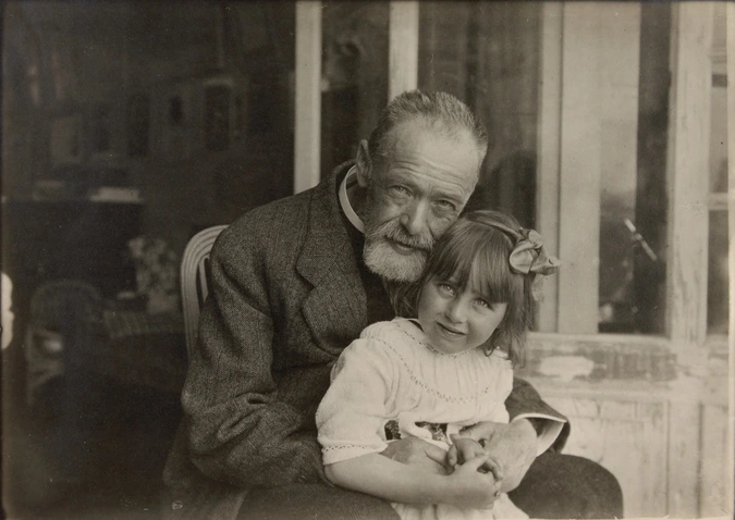 Gertrud Dübi-Müller - Ferdinand Hodler et sa fille Paulette