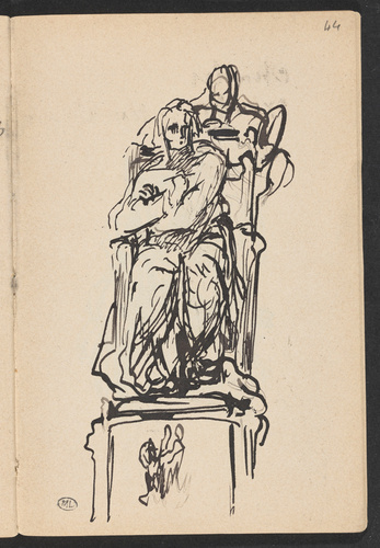 Henri Chapu - Etude pour un monument