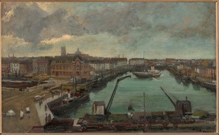 Jacques-Emile Blanche - Le Port de Dieppe