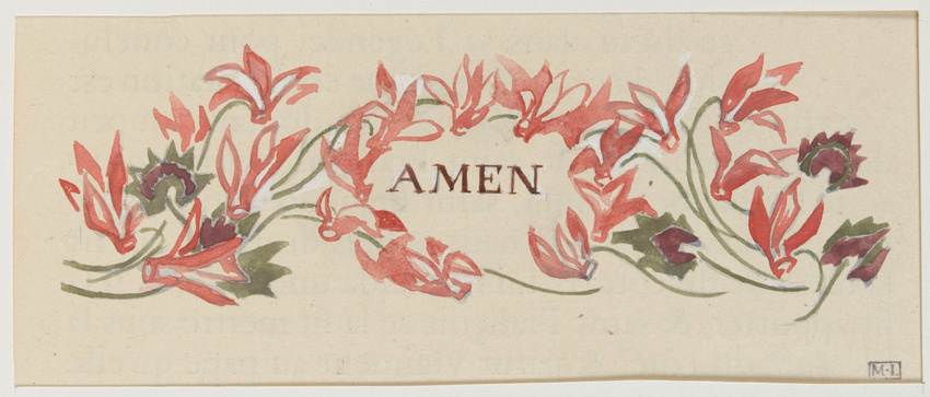 Maurice Denis - Illustration pour Fioretti. Petites Fleurs de saint François d'A...