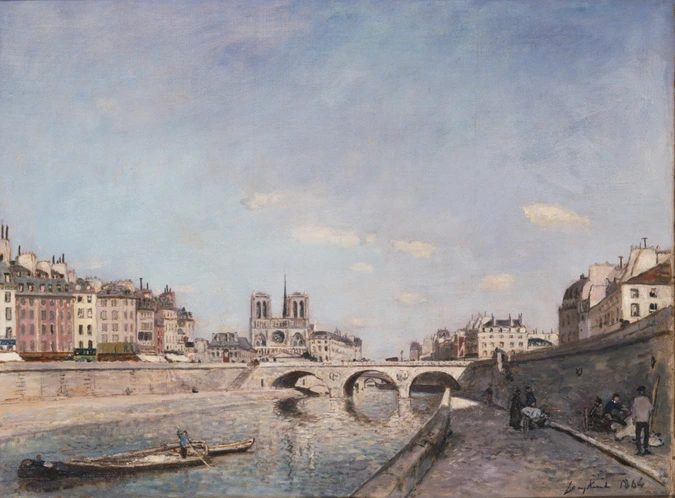 Johan Barthold Jongkind - La Seine et Notre-Dame de Paris