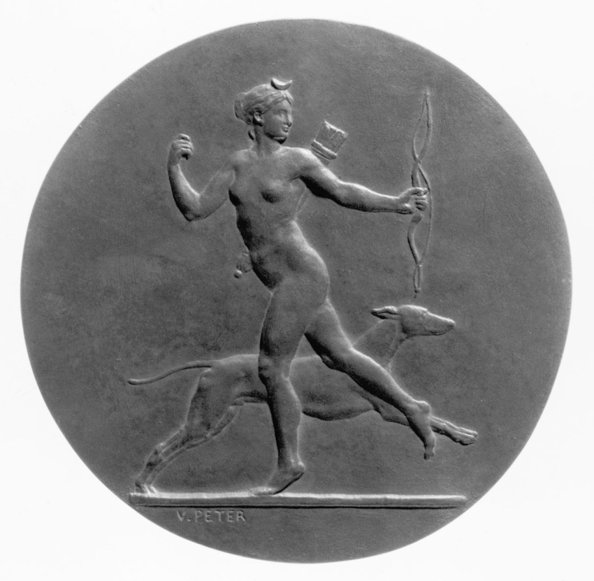 Victor Peter - La Chasse - Diane chasseresse