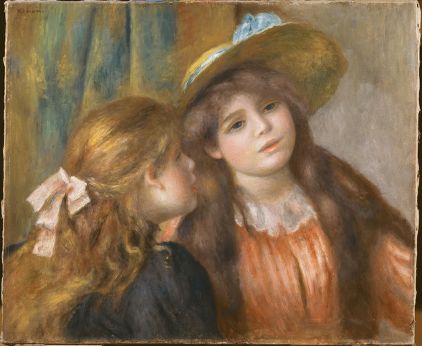 Auguste Renoir - Portrait de deux fillettes}