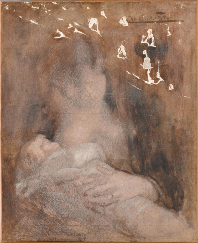Eugène Carrière - Femme allaitant