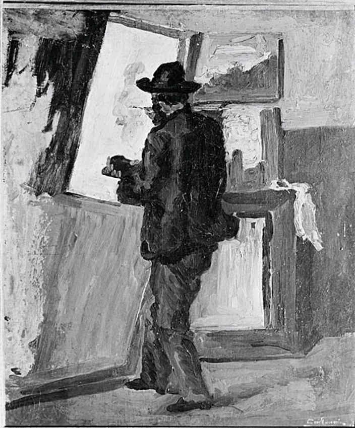 Armand Guillaumin - Portrait de Pissarro
