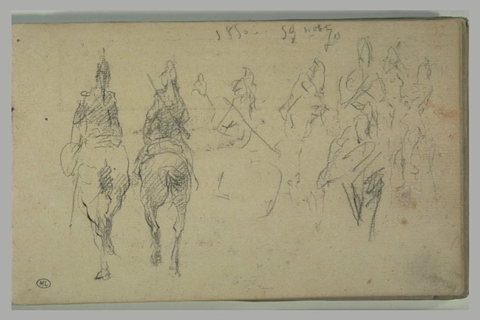 Flache Zinnfigur: 22 Kürassiere Zu Pferd 1914 / 1918