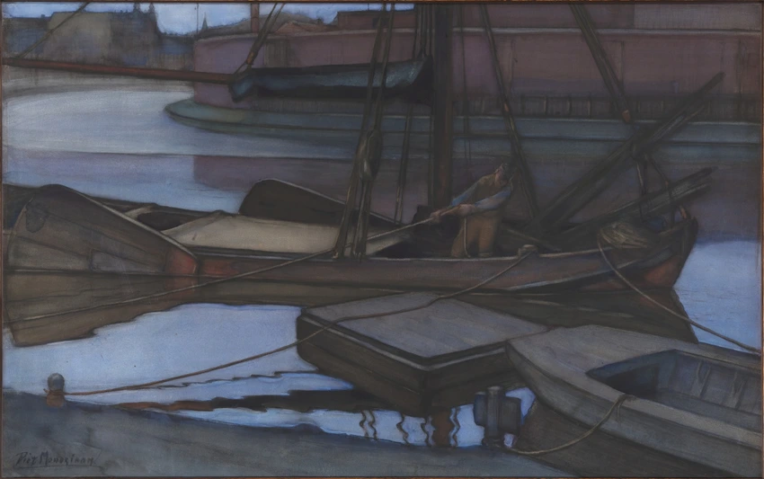 Piet Mondrian - Départ pour la pêche (Zuiderzee)
