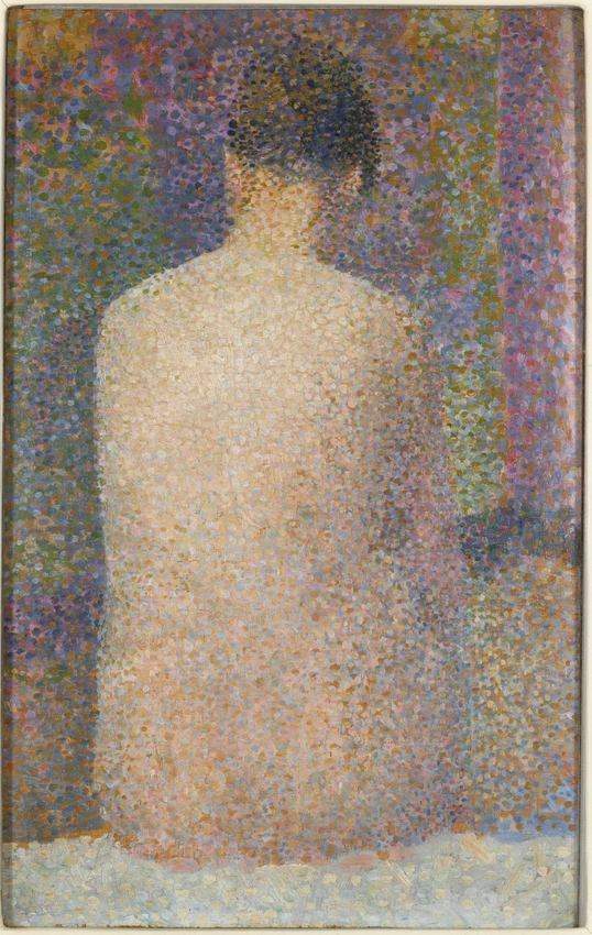 Poseuse de dos - Georges Seurat