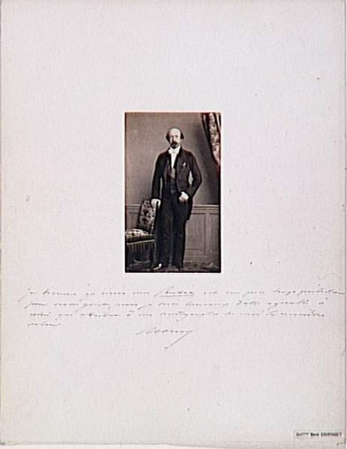 Anonyme - Le Duc de Morny en habit, en pied