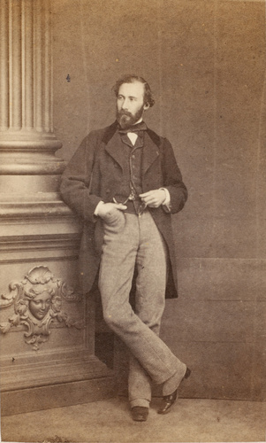 Anonyme - Octave Feuillet né à St Lô en 1821, romancier, auteur dramatique, mort...