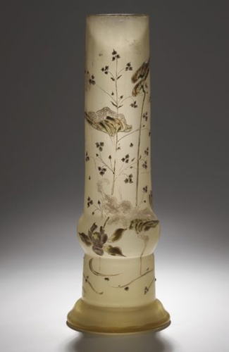 Emile Gallé - Vase à décor de sagittaires
