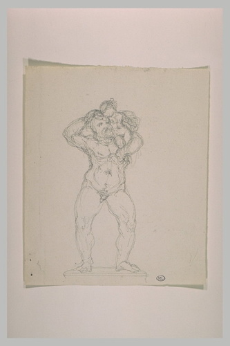 Eugène Guillaume - Silène portant le jeune Bacchus sur l'épaule
