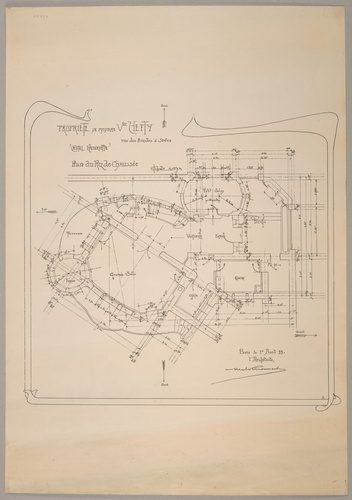 Hector Guimard - Sèvres, 46 rue des Binelles, Castel Henriette, propriété de Mme...