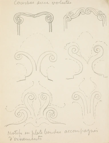 Eugène Grasset - Motifs avec volutes