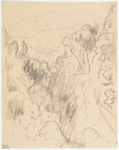 Pierre Bonnard - Paysage avec chaîne de montagnes