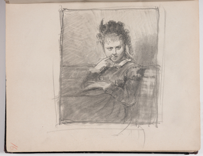 Étude de portrait de la femme de l’artiste, Vera Répine - Ilia ...