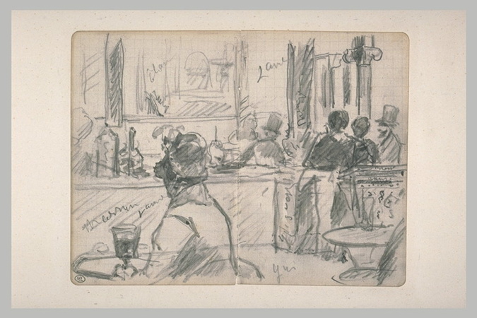 Edouard Manet - Intérieur de café