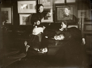 Edgar Degas - Mathilde et Jeanne Niaudet, Daniel Halévy, Henriette Taschereau, L...