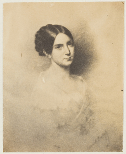 Auguste Vacquerie - Photographie d'un portrait de Léopoldine
