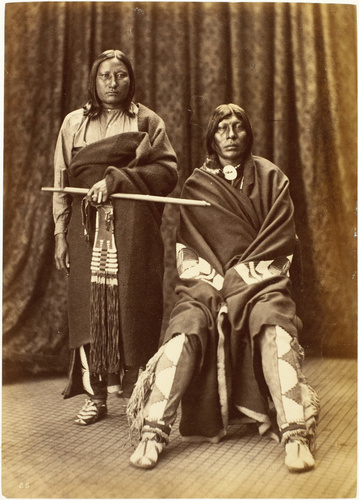 Alexander Gardner - Plenty Bears et Old Eagle, Arapaho du Nord