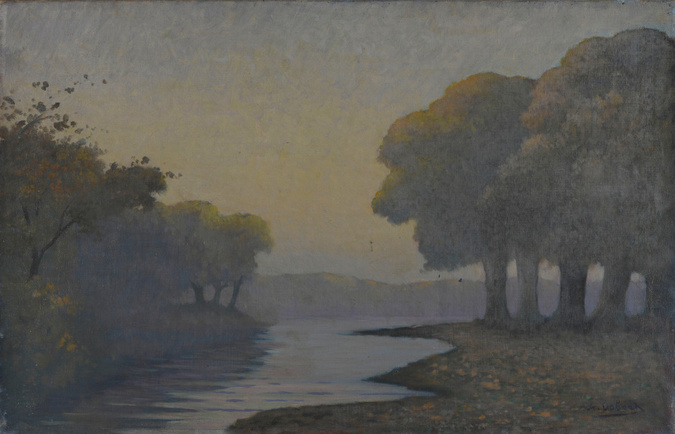 Alphonse Osbert - La Rivière