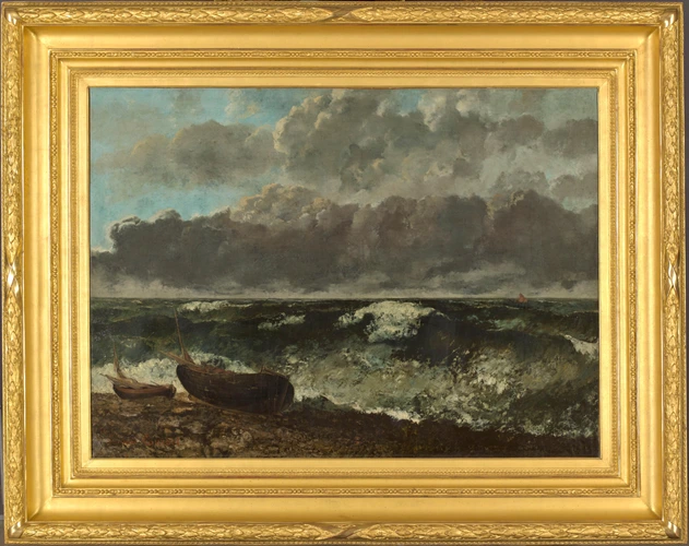 Gustave Courbet - La Mer orageuse