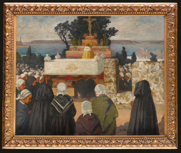 Charles Cottet - La Procession à Plougastel