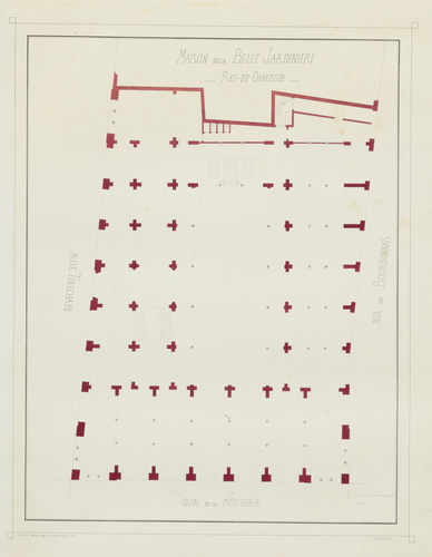 Henri Blondel - Maison de la Belle Jardinière, nouveau magasin, tirage autograph...