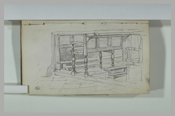 Alphonse de Neuville - Un banc d'église