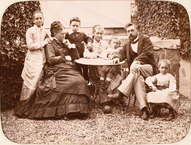 Jules David - Gustave Eiffel et sa famille à Levallois-Perret