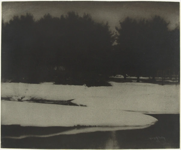 George H. Seeley - Paysage d'hiver, Stockbridge Massachusetts