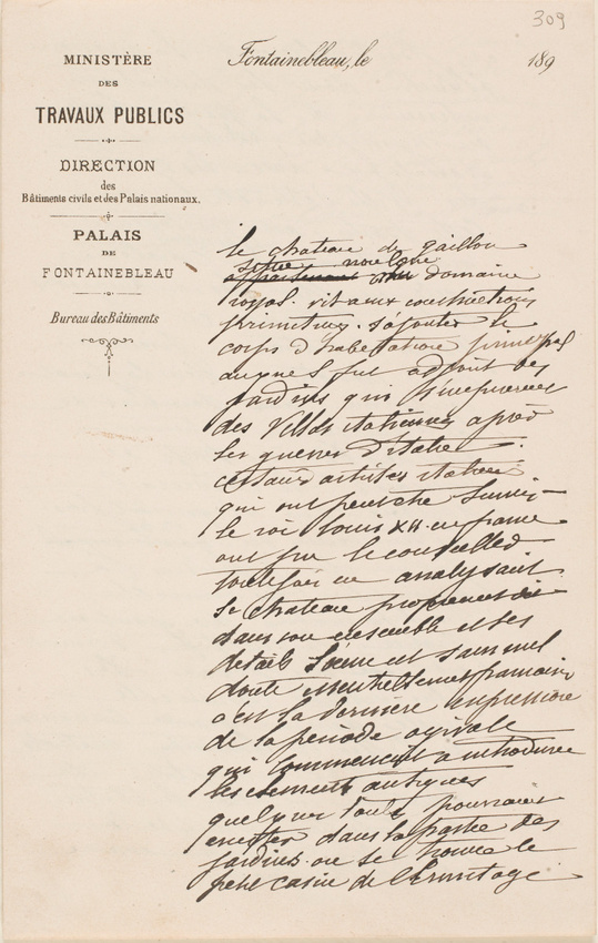 Anonyme - Réflexions sur l'influence italienne et le goüt français à Gaillon