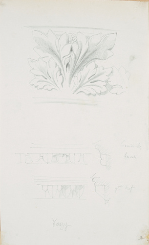 Victor Ruprich-Robert - Ornementation de corniches dans l'église de Varzy