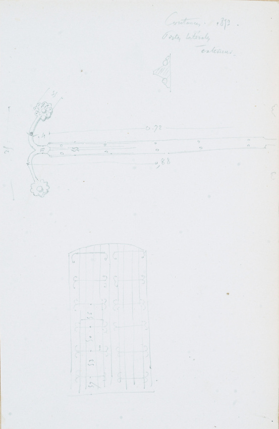 Victor Ruprich-Robert - Coutances, portes latérales extérieures