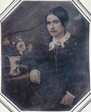 Daguerréotype Portrait Jeune Femme - Très Beau - Procédé Ancien - Occasion