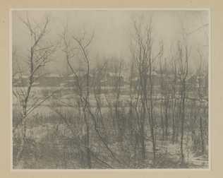 Landscape - Winter - Clarence Hudson White