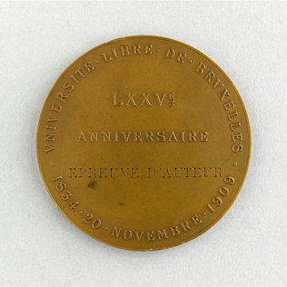 Godefroid Devreese - Soixante-quinzième anniversaire de l'Université libre de Br...