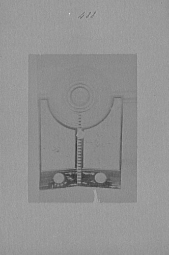 Anonyme - Photographie d'un paravent à deux feuilles, de Carlo Bugatti