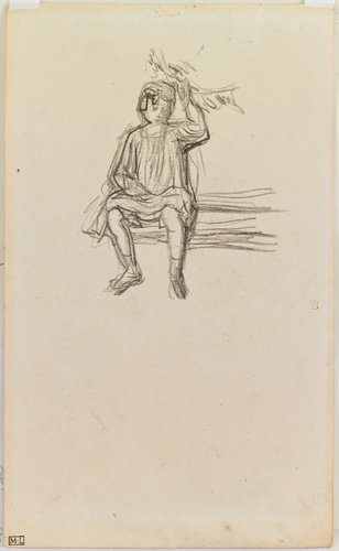 Pierre Bonnard - Petite fille assise