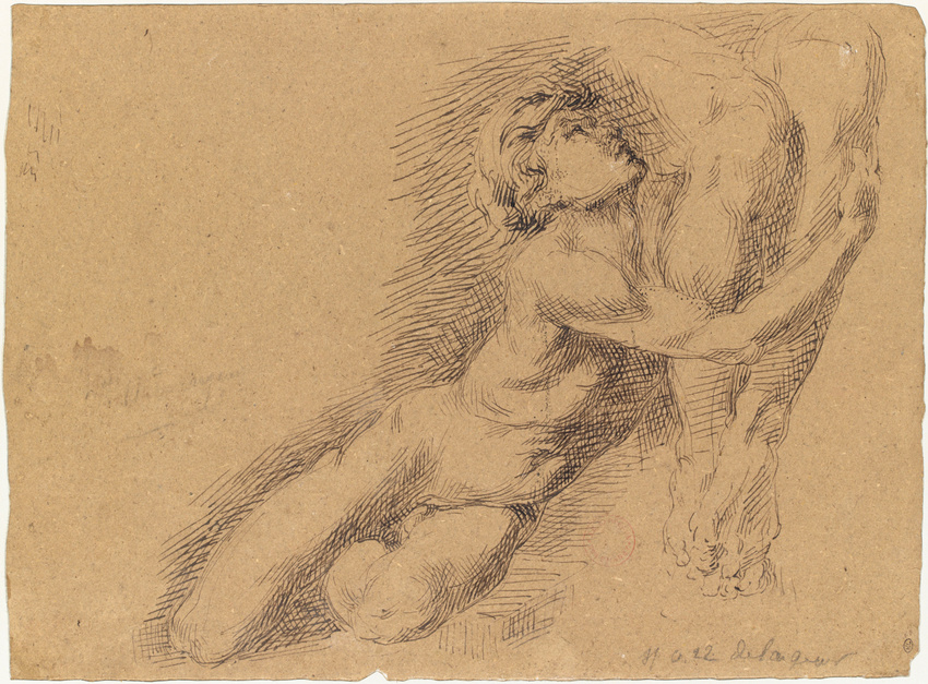 Jean-Baptiste Carpeaux - Etude pour l'un des fils d'Ugolin