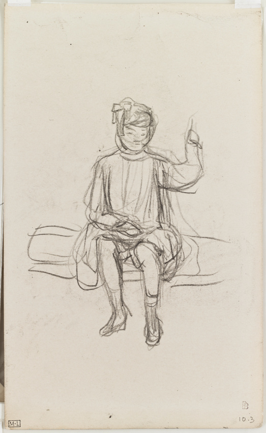 Pierre Bonnard - Petite fille assise