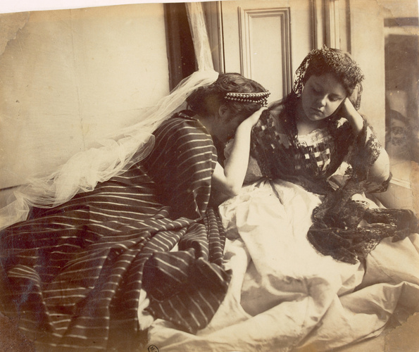 Clementina Hawarden - Etude d'après nature (Isabella Grace et Florence Maude)