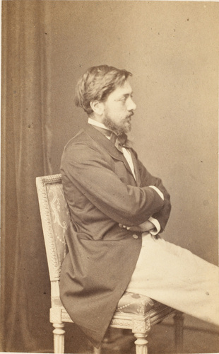 Bayard et Bertall - Gustave Eiffel assis
