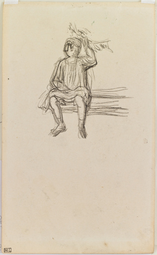 Pierre Bonnard - Petite fille assise