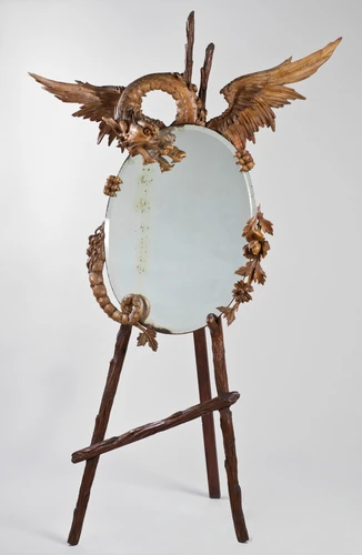 Gabriel Viardot - Miroir monté sur chevalet