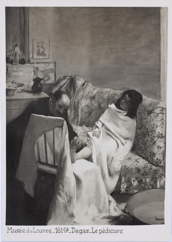 Anonyme - "Le pédicure", tableau d'Edgar Degas