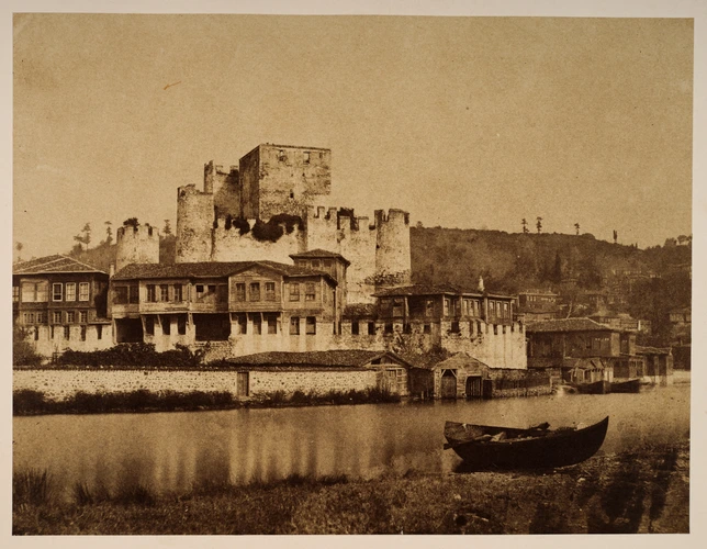 James D. Robertson - Constantinople, maisons sur le Bosphore