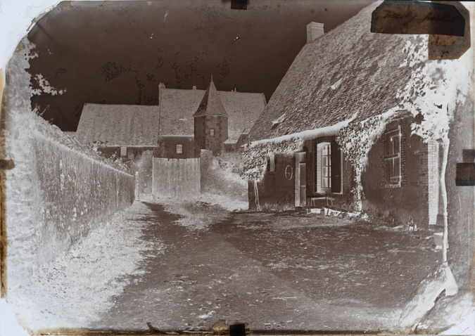 Alphonse Poitevin - Cour de ferme