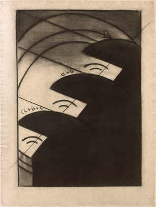 Anonyme - "Francis Picabia", portrait charge par Marius de Zayas